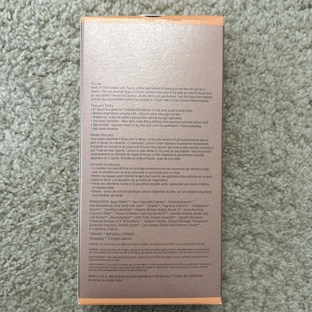 NEW Josie Maran Argan Liquid Gold Self Tanning Oil 4.3fl oz